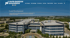 Desktop Screenshot of pape-dawson.com