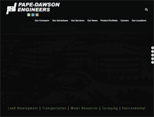 Tablet Screenshot of pape-dawson.org